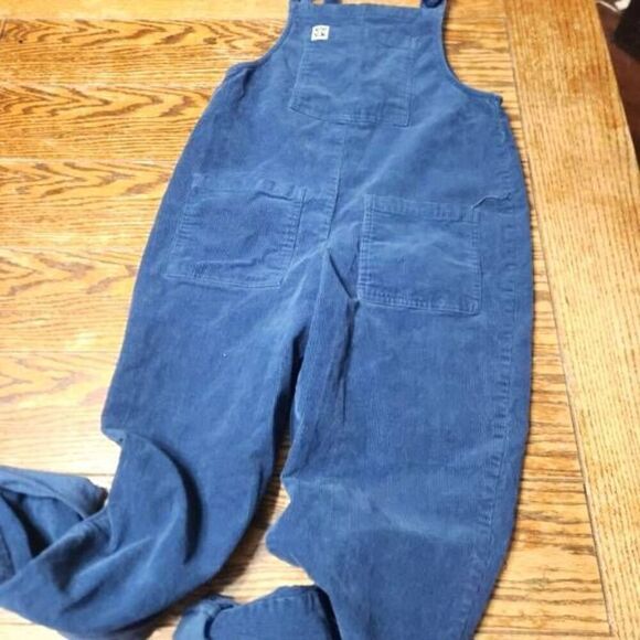 Lucy & Yak Overalls Corduroy Blue Dungaree Utility Size US 4 - Picture 2 of 4